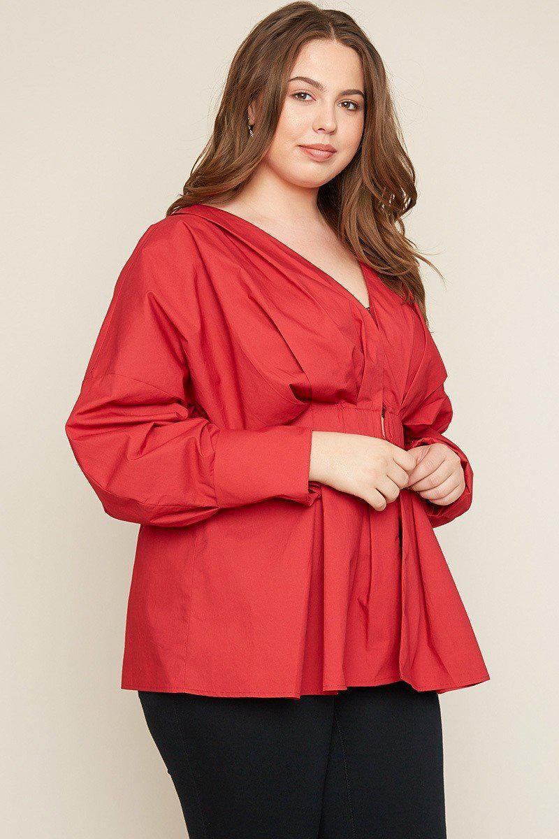 Catelya Pleated Top