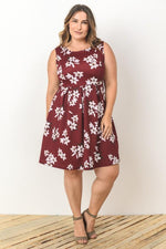 Claudia Floral Empire Dress