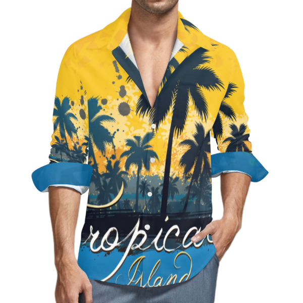 Uique design for Men's Aloha shirt