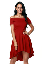 Hot Red All The Rage Skater Dress