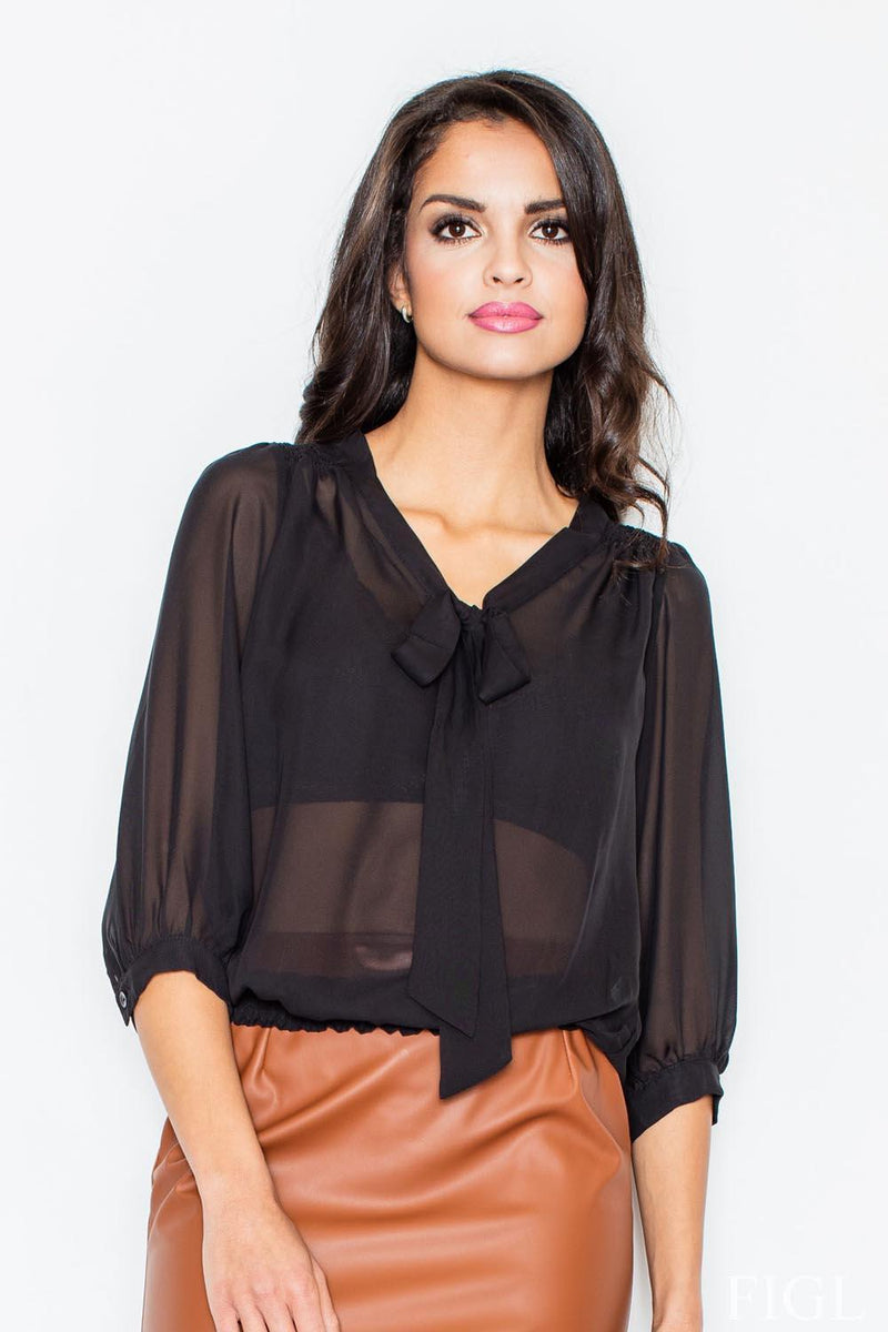 Black Figl Blouses