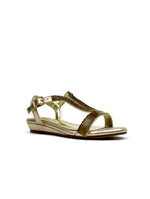 Low Wedge Glamour Gold