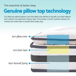 Giselle Bedding Single Size Pillow Top Foam Mattress