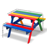 Keezi Kids Wooden Picnic Bench Set