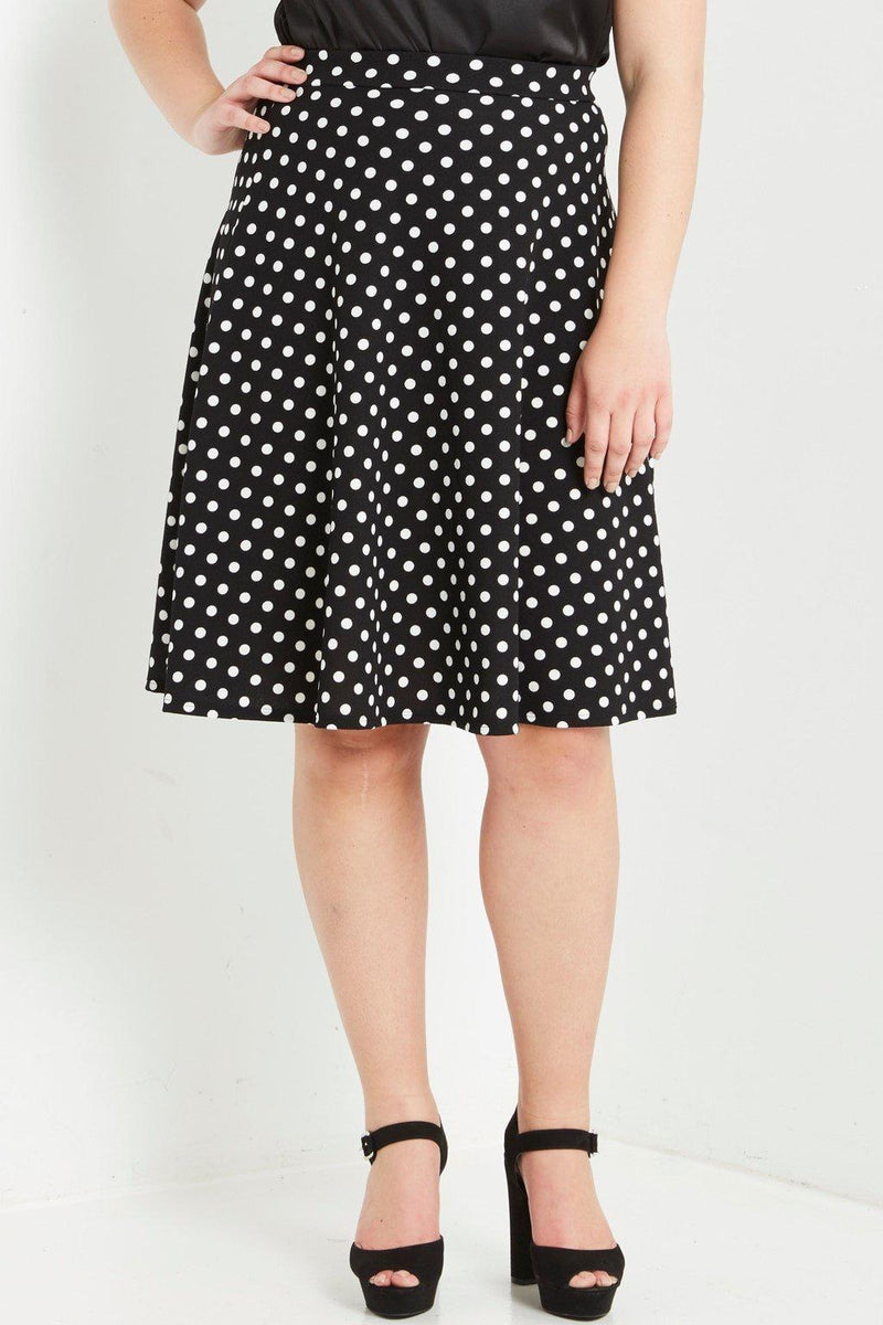 Do The Polka Flare Skirt