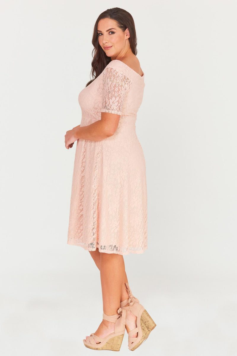 Madalyn Lace Midi Dress