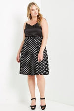 Do The Polka Flare Skirt