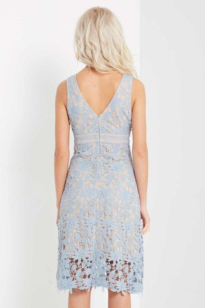 Deluxe Lace Midi Dress