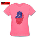 Women T-Shirt Plus Size Clothes Samoa Fingerprint