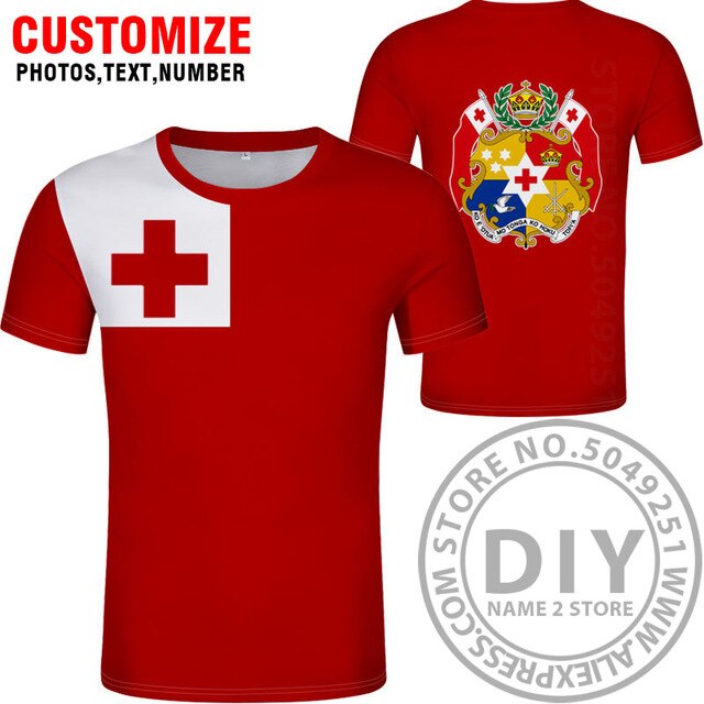 TONGA t shirt diy free custom made name number