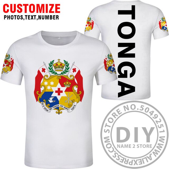 TONGA t shirt diy free custom made name number