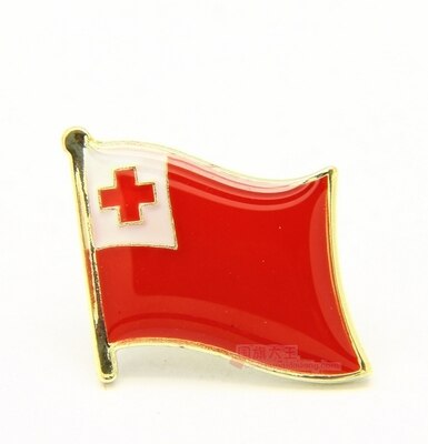 National Flag Metal Lapel Pin Flag Pin Tonga