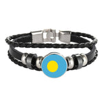 Samoa,  flag multi-layer leather bracelet fashion