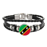 Samoa,  flag multi-layer leather bracelet fashion