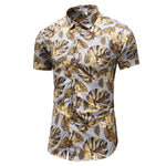 New Arrival Print Short Sleeve Hawaiian Shirt