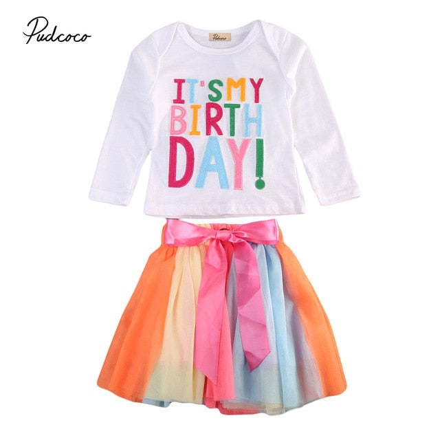 Pudcoco Girl Suits 1Y-6Y Baby Girl