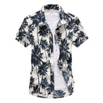 Summer Short Sleeve Hawaiian Shirt Beach style