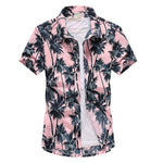 Summer Short Sleeve Hawaiian Shirt Beach style