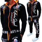 Men 2 Piece Set Hooded Sweatshirts and Pants Set