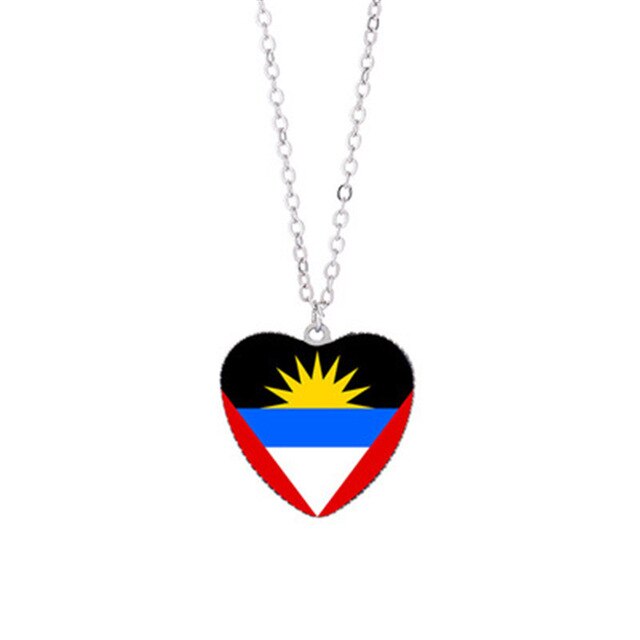 Samoa flag necklace