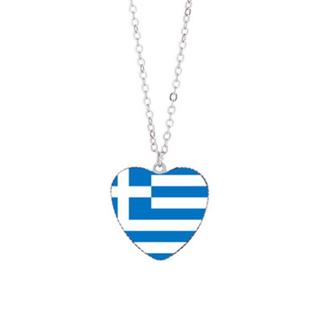 Samoa flag necklace