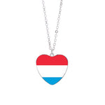 Samoa flag necklace