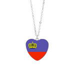 Samoa flag necklace