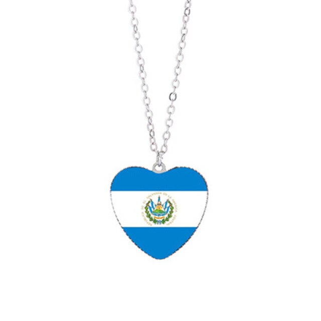 Samoa flag necklace