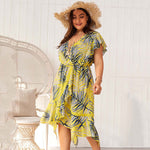 Plus Size Dress Women Summer Elegant Party Dress