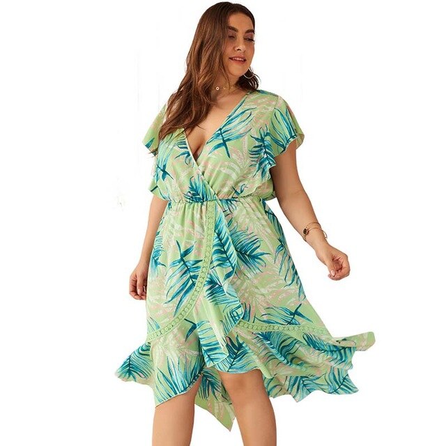 Plus Size Dress Women Summer Elegant Party Dress