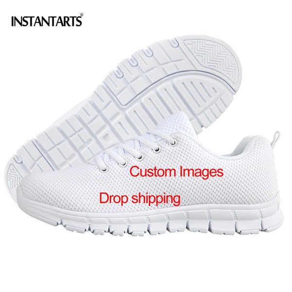 INSTANTARTS Flats Shoes Men's Casual Sneakers Shoes Polynesian Traditional Tribal 3D Printed Male Air Mesh Walking Shoes Man Boy