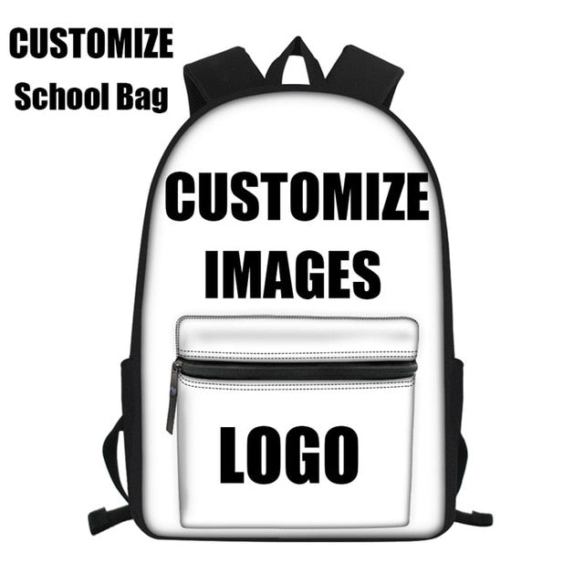 Canvas School Bags Poly design