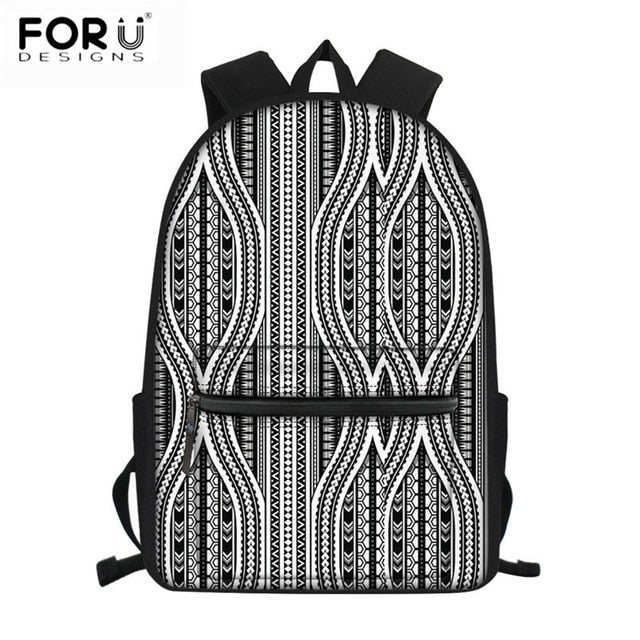 Canvas School Bags Poly design