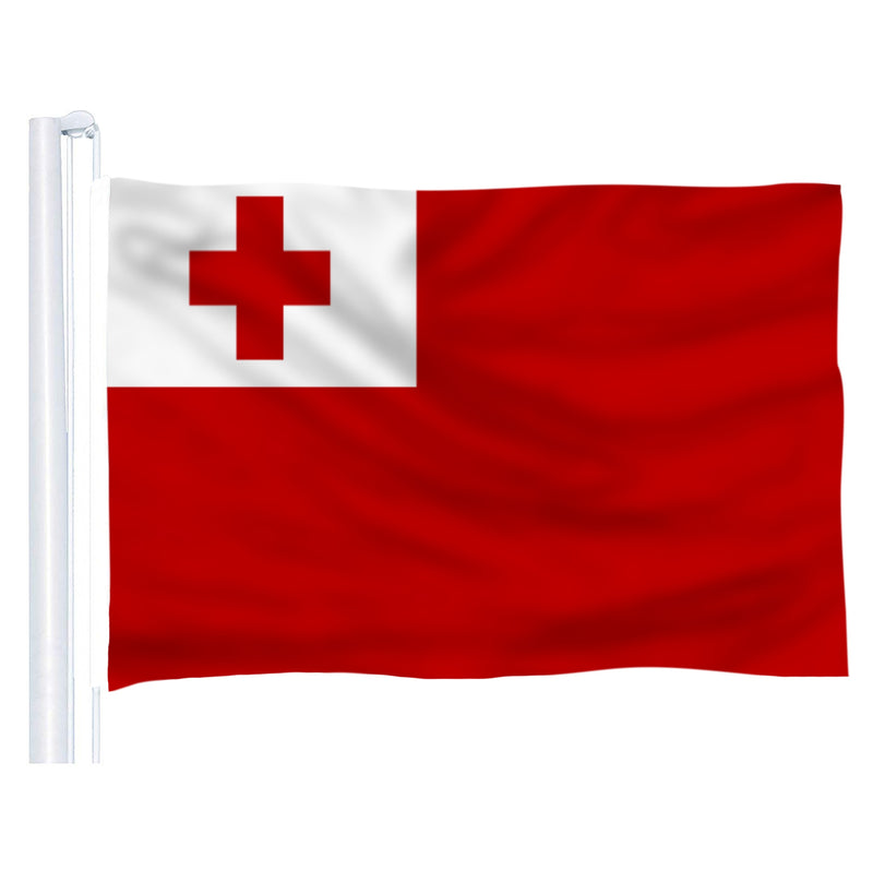 DFLIVE Tonga Country Flag 3x5 FT Printed Polyester Fly