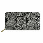 Women Leather Wallets Polynesian Style