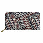 Women Leather Wallets Polynesian Style