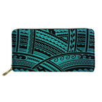 Women Leather Wallets Polynesian Style