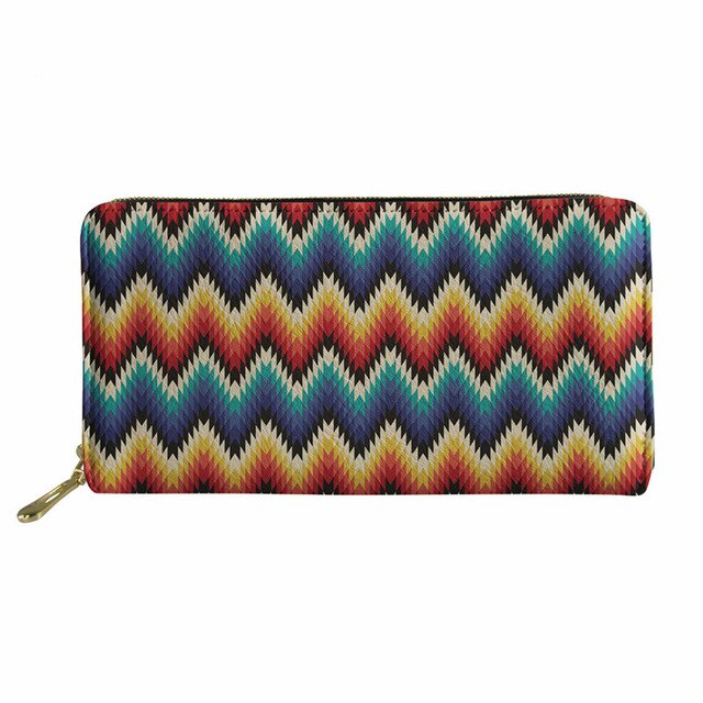 Women Leather Wallets Polynesian Style