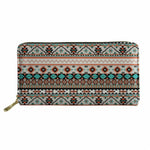 Women Leather Wallets Polynesian Style