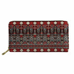 Women Leather Wallets Polynesian Style