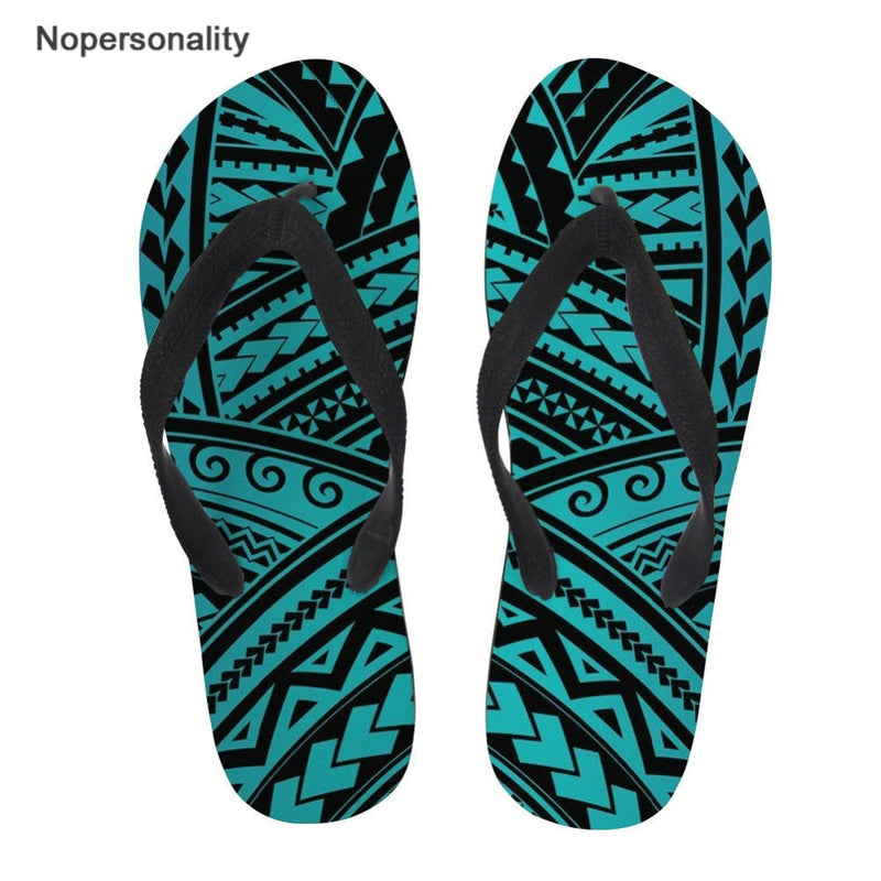 No personality Men Flip-flops Polynesian Design