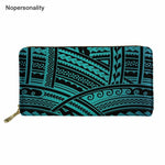 Nopersonality Polynesian Style Women Leather wallet