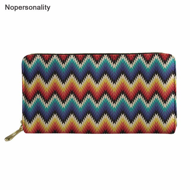 Nopersonality Polynesian Style Women Leather wallet