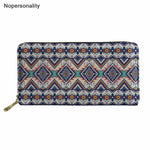 Nopersonality Polynesian Style Women Leather wallet