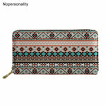 Nopersonality Polynesian Style Women Leather wallet