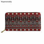 Nopersonality Polynesian Style Women Leather wallet