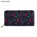 Nopersonality Polynesian Style Women Leather wallet