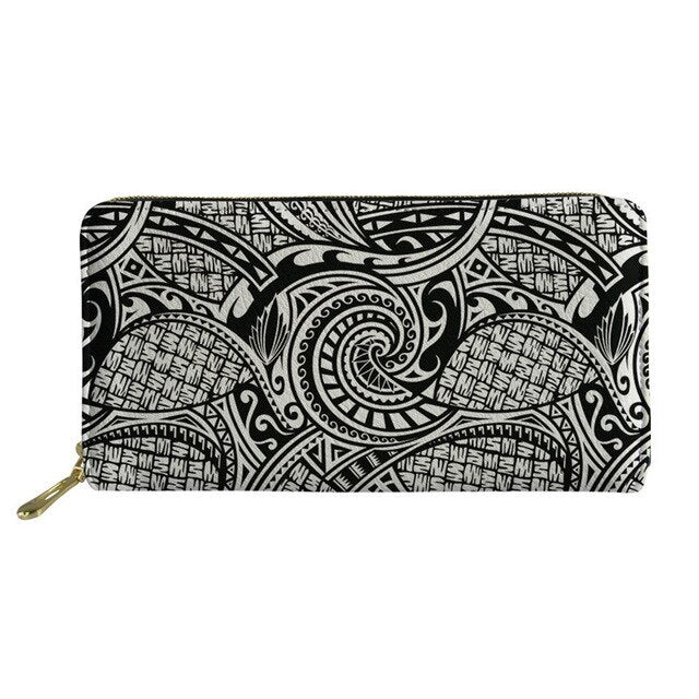 Long Wallets Colorful Polynesian style