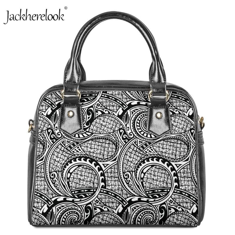 Women PU Leather Shoulder Bag Polynesian style