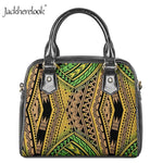 Women PU Leather Shoulder Bag Polynesian style